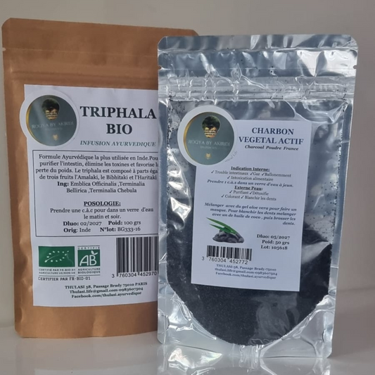 Ventre ballonné ou gonflé avec des gaz, utilisez Triphala Bio + Charbon Végétal